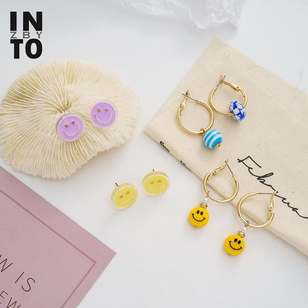 into cute smile acrylic hoop earrings for women glass beads gold color round circle earrings fashion jewelry 2020 birncos, Golden;silver
into cute smile acrylic hoop earrings for women glass beads gold color round circle earrings fashion jewelry 2020 birncos, Golden;silver