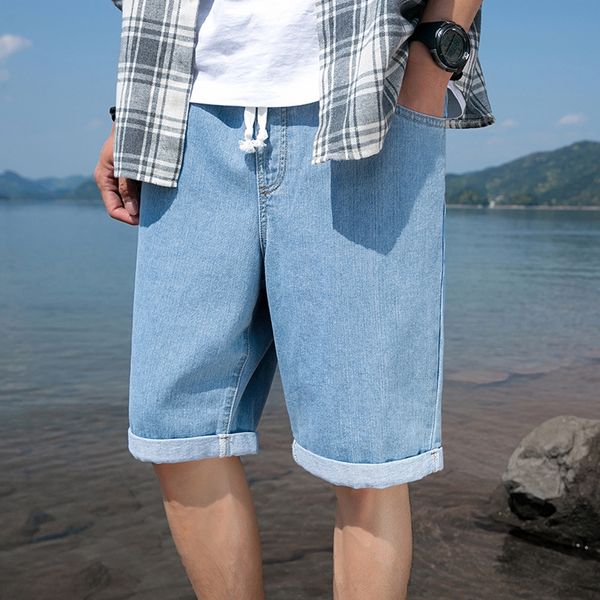 denim shorts and shortsshorts men's summer thin elastic waist simple cropped pants men's trendy large size fat pants zf2ru, Blue
denim shorts and shortsshorts men's summer thin elastic waist simple cropped pants men's trendy large size fat pants zf2ru, Blue