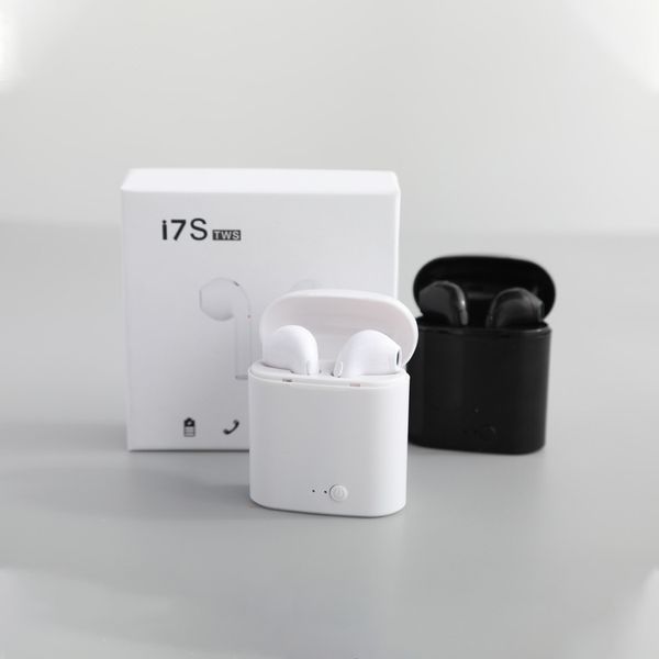 

i7s i7 tws bluetooth headphones twins earbuds mini wireless earphones headset with mic stereo v5.0 for phone android with retail package