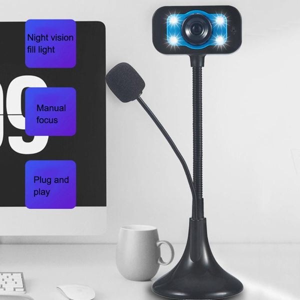 webcams hd webcam with microphone streaming live video meeting work home telecamera pc camera led night vision usb web cam for computer
webcams hd webcam with microphone streaming live video meeting work home telecamera pc camera led night vision usb web cam for computer
