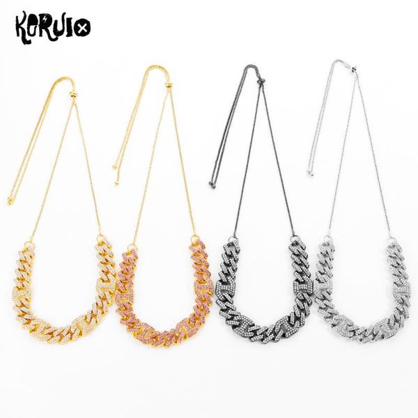 chokers adjustable iced out paved crystal full miami curb cuban necklace cz bling rapper chain street boy girl jewelry cool charm gifts, Golden;silver
chokers adjustable iced out paved crystal full miami curb cuban necklace cz bling rapper chain street boy girl jewelry cool charm gifts, Golden;silver