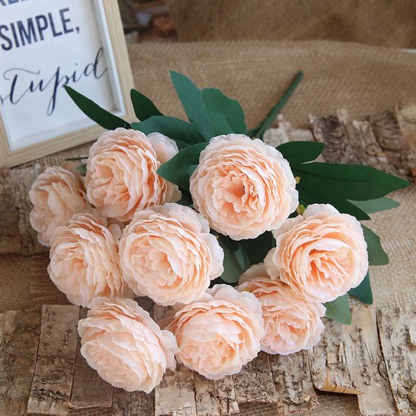 decorative flowers & wreaths big artificial flower 10 head silk rose diy arrangement long stem fake decor wedding wall girl home party
decorative flowers & wreaths big artificial flower 10 head silk rose diy arrangement long stem fake decor wedding wall girl home party