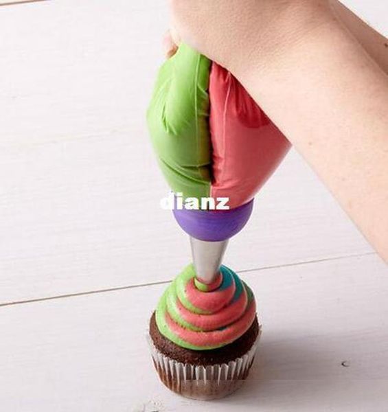 new arrive icing piping bag nozzle converter tri-color cream coupler cake decorating tools for cupcake fondant cookie 3 hole 3 color
new arrive icing piping bag nozzle converter tri-color cream coupler cake decorating tools for cupcake fondant cookie 3 hole 3 color