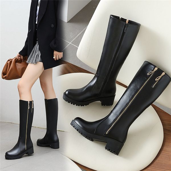 yqbtdl 2020 retro black womens boots chunky high heels zipper british style knight long knee high boots female shoes autumn 43
yqbtdl 2020 retro black womens boots chunky high heels zipper british style knight long knee high boots female shoes autumn 43