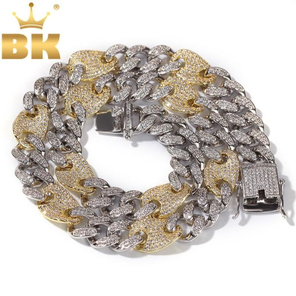 chains the bling king miami iced out cuban link necklace mix color fashion hiphop jewelry necklaces men, Silver
chains the bling king miami iced out cuban link necklace mix color fashion hiphop jewelry necklaces men, Silver