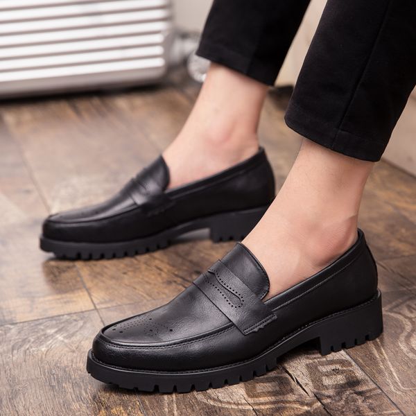2020 men formal business brogue shoes luxury men's crocodile dress shoes male casual genuine leather wedding party loafers, Black
2020 men formal business brogue shoes luxury men's crocodile dress shoes male casual genuine leather wedding party loafers, Black