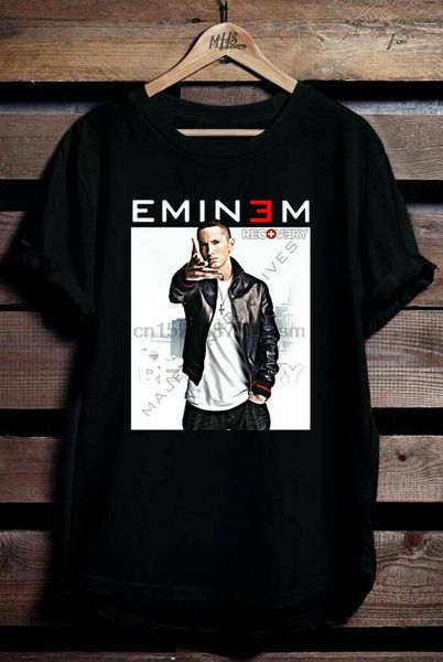 new eminem recovery mens t-shirts black