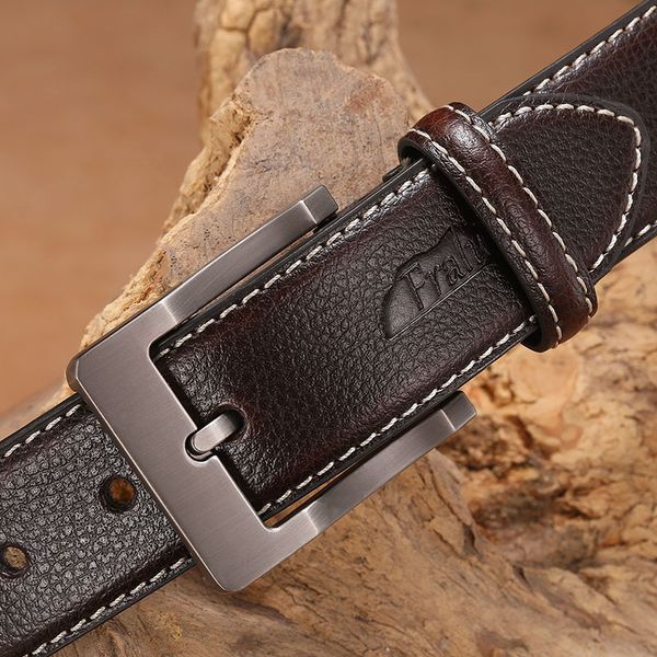fralu genuine leather for men black buckle jeans belt cowskin casual belts business belt cowboy waistband, Black;brown
fralu genuine leather for men black buckle jeans belt cowskin casual belts business belt cowboy waistband, Black;brown