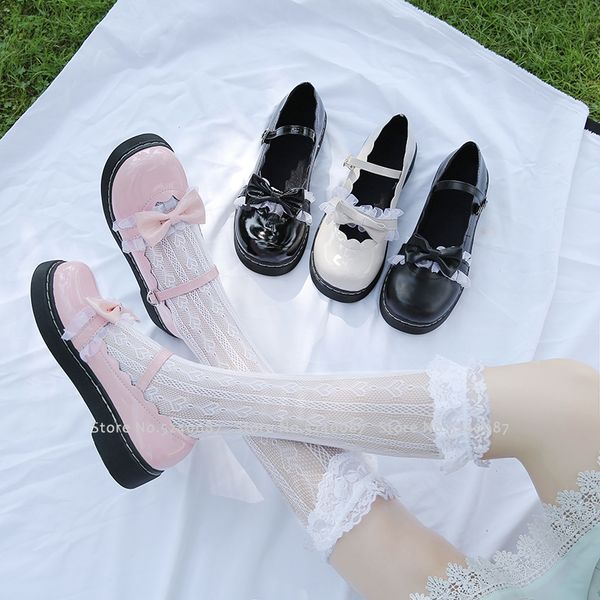 girl japanese style lolita princess anime jk school shoes women cos academy kawaii lace bow leather single shoes cosplay costume cl200920, Black;red
girl japanese style lolita princess anime jk school shoes women cos academy kawaii lace bow leather single shoes cosplay costume cl200920, Black;red