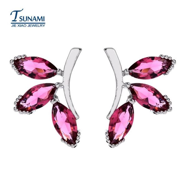 stud fine four colors of leaf zircon earrings wedding for the bride er-165, Golden;silver
stud fine four colors of leaf zircon earrings wedding for the bride er-165, Golden;silver