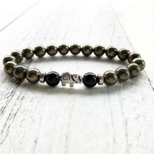 fashion jewelry natural pyrite bracelet black onyx elephant bracelet men and woman jewelry round beads wrist yoga mala bracelets
fashion jewelry natural pyrite bracelet black onyx elephant bracelet men and woman jewelry round beads wrist yoga mala bracelets