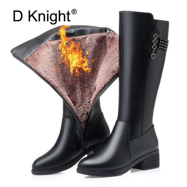boots 2021 women snow winter high heel knee warm platform shoes genuine leather thick wool fur lady booties, Black
boots 2021 women snow winter high heel knee warm platform shoes genuine leather thick wool fur lady booties, Black
