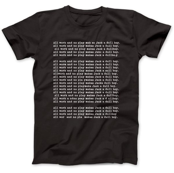 все работы и не играть сияющий вдохновленный t-shirt 100% хлопок премиум джек николсон короткие рукава хлопок бесплатная доставка
все работы и не играть сияющий вдохновленный t-shirt 100% хлопок премиум джек николсон короткие рукава хлопок бесплатная доставка