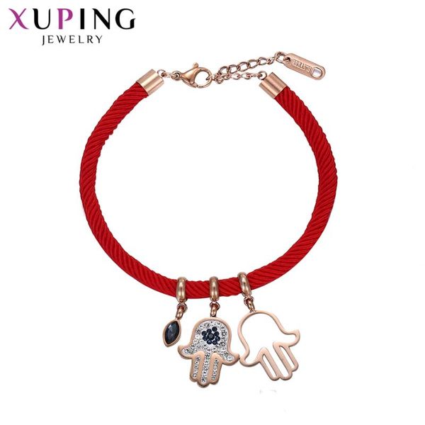 xuping romantic for women chinese style gifts red rope rose gold-color plated bracelets fashion elegant jewelry s215-76753, Golden;silver
xuping romantic for women chinese style gifts red rope rose gold-color plated bracelets fashion elegant jewelry s215-76753, Golden;silver