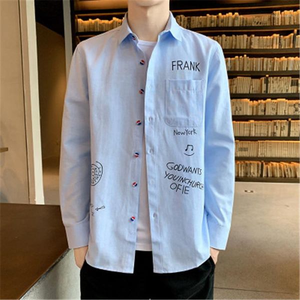 size designer shirt spring new men long sleeve shirt personality letter printing cardigan men loose shirt casual fashion plus, White;black
size designer shirt spring new men long sleeve shirt personality letter printing cardigan men loose shirt casual fashion plus, White;black