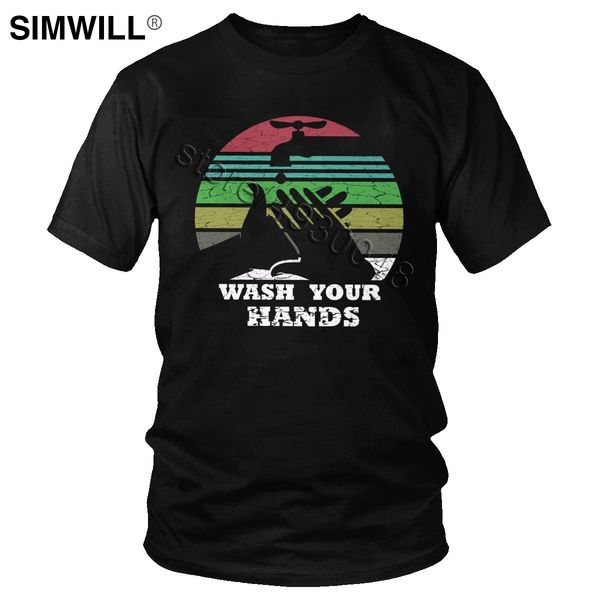men's wash your hands t shirt 2020 keep healthy tees retro short sleeves soft cotton t-shirt round collar awesome merchandise
men's wash your hands t shirt 2020 keep healthy tees retro short sleeves soft cotton t-shirt round collar awesome merchandise