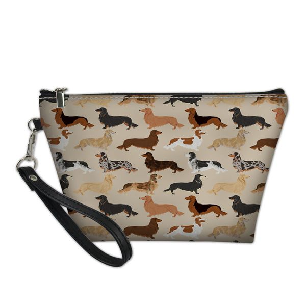 noisydesigns new dachshund dog pattern women's makeup cosmetic bag storage pouch toiletry pencil case trousse maquillage femme
noisydesigns new dachshund dog pattern women's makeup cosmetic bag storage pouch toiletry pencil case trousse maquillage femme