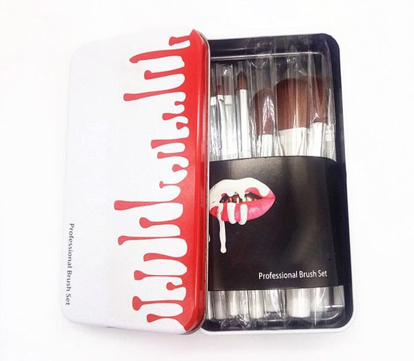 12pcs makeup brushes sets kit with metal box brand foundation powder eye shadow make up brush las brochas de maquillaje cosmetics
12pcs makeup brushes sets kit with metal box brand foundation powder eye shadow make up brush las brochas de maquillaje cosmetics