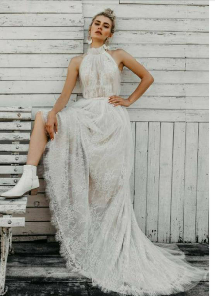 pleating tulle lace wedding dress 2020 high neck boho vestido de noiva new design chic beach wedding dresses, Blue;red
pleating tulle lace wedding dress 2020 high neck boho vestido de noiva new design chic beach wedding dresses, Blue;red