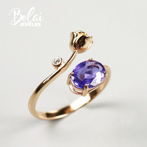 cluster rings bolaijewelry,nano tanzanite oval 6*8mm ring,925 sterling sliver,simple rose design style,fine jewelry for wife daily wear, Golden;silver
cluster rings bolaijewelry,nano tanzanite oval 6*8mm ring,925 sterling sliver,simple rose design style,fine jewelry for wife daily wear, Golden;silver