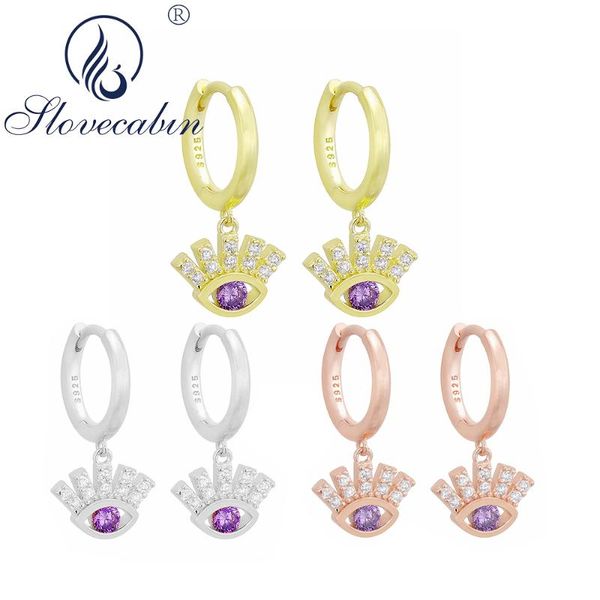 slovecabin romantic 925 sterling silver evil eye huggies hoop earrings for women wedding silver fine jewelry making gift, Golden;silver
slovecabin romantic 925 sterling silver evil eye huggies hoop earrings for women wedding silver fine jewelry making gift, Golden;silver