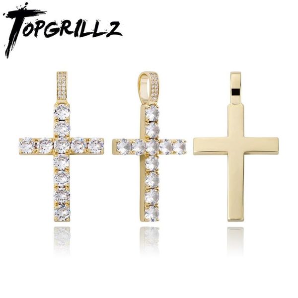 pendant necklaces rillz cross gold color iced out micro pave cz hip hop fashion delicate jewelry gift for women, Silver
pendant necklaces rillz cross gold color iced out micro pave cz hip hop fashion delicate jewelry gift for women, Silver