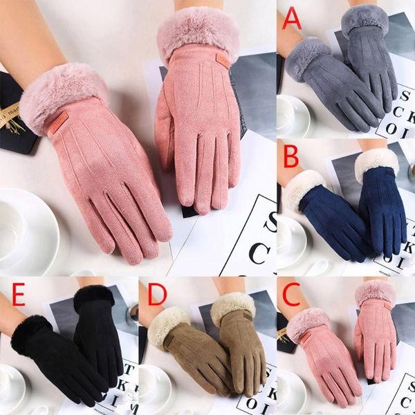 trendy solid color women gloves guantes in autumn and winter rekawiczki windproof luva warm plus velvet gloves handschoenen #c11, Blue;gray
trendy solid color women gloves guantes in autumn and winter rekawiczki windproof luva warm plus velvet gloves handschoenen #c11, Blue;gray