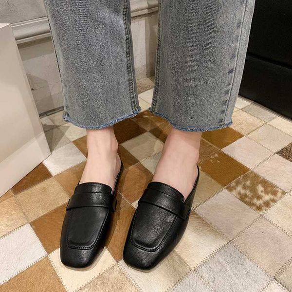 flat shoes 2020 fashion for women pu square toe slip on flip flops women slipper summer sandals women's shoes casual flat, Black
flat shoes 2020 fashion for women pu square toe slip on flip flops women slipper summer sandals women's shoes casual flat, Black