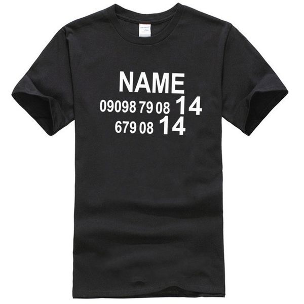 new 2018 celebrity пользовательское имя номер телефона t-shirt - костюмированный личный top
new 2018 celebrity пользовательское имя номер телефона t-shirt - костюмированный личный top