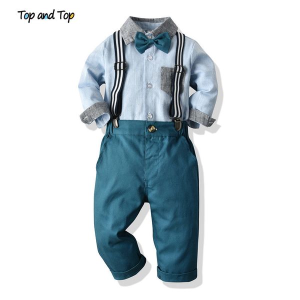and fashion kids boy gentleman clothes set cotton long sleeve bowtie shirt +suspender trousers boys casual sets, White
and fashion kids boy gentleman clothes set cotton long sleeve bowtie shirt +suspender trousers boys casual sets, White