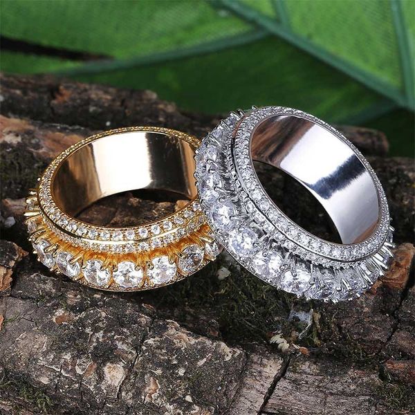 mens gold silver color spinner ring copper charm cubic zirconia ring iced out ring fashion hip hop/punk jewelry for gifts
mens gold silver color spinner ring copper charm cubic zirconia ring iced out ring fashion hip hop/punk jewelry for gifts