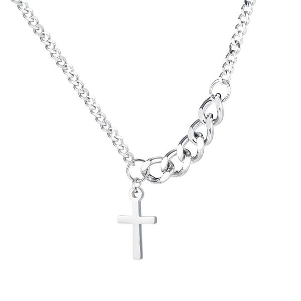 korean stainless steel cross necklaces for women female fashion titanium steel simple short hip hop clavicle chain jewelry gift, Silver
korean stainless steel cross necklaces for women female fashion titanium steel simple short hip hop clavicle chain jewelry gift, Silver