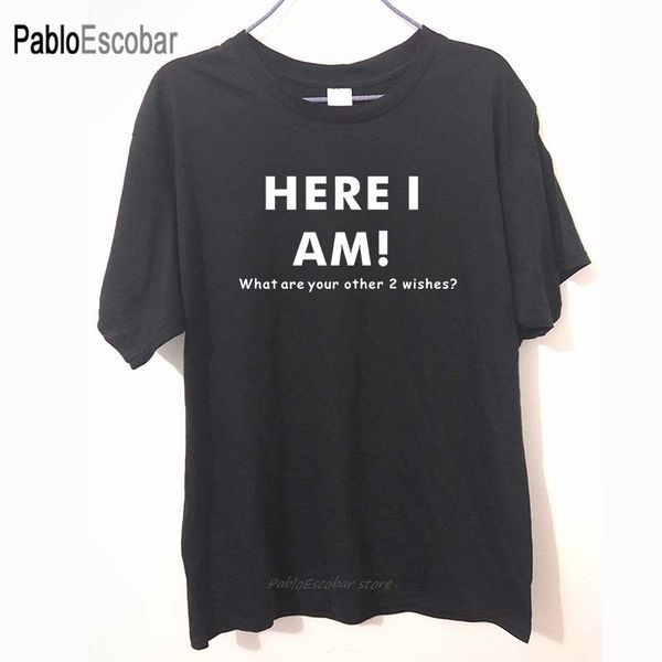 here i am what are your other two wishes camisetas men's short sleeve t-shirt cotton funny t shirt
here i am what are your other two wishes camisetas men's short sleeve t-shirt cotton funny t shirt