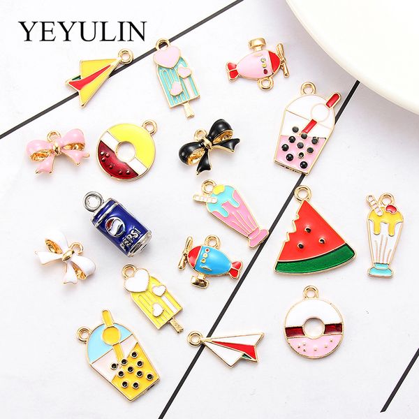charms 10pcs/set lovely sweet bow charm pendant pink/white/black enamel alloy for women girls diy jewelry findings making, Bronze;silver
charms 10pcs/set lovely sweet bow charm pendant pink/white/black enamel alloy for women girls diy jewelry findings making, Bronze;silver