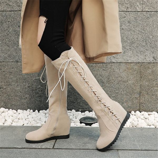 boots pxelena vintage cross tied zip women punk knee high hidden wedge heels gothic lady shoes 2021 autumn plus size 34-43, Black
boots pxelena vintage cross tied zip women punk knee high hidden wedge heels gothic lady shoes 2021 autumn plus size 34-43, Black