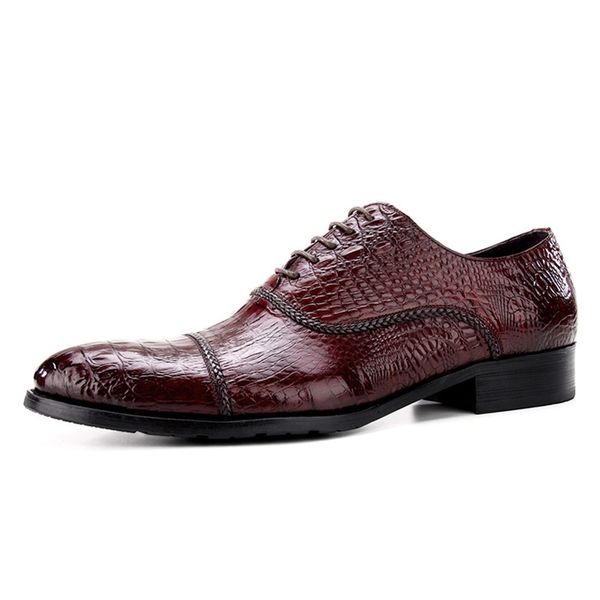 designer men business dress shoes pointed toe genuine leather wedding shoes men black/wine red oxford zapato hombre 38-44
designer men business dress shoes pointed toe genuine leather wedding shoes men black/wine red oxford zapato hombre 38-44