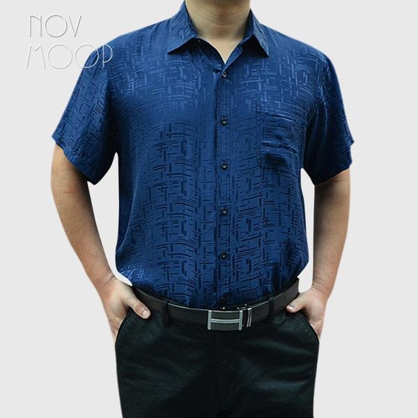 men's casual shirts 5 colors solid natural silk business short sleeve plaid jacquard shirt chemise homm camiseta masculina lt1505 ship, White;black
men's casual shirts 5 colors solid natural silk business short sleeve plaid jacquard shirt chemise homm camiseta masculina lt1505 ship, White;black