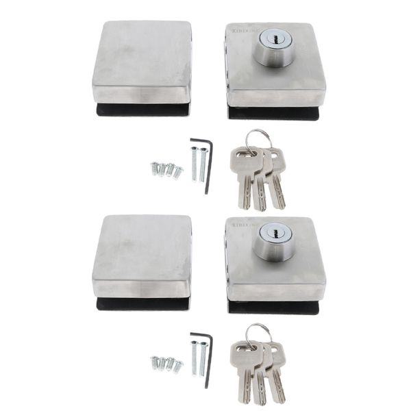 2 pcs stainless steel double glass door sliding door lock no punching, easy to install, 10mm-12mm
2 pcs stainless steel double glass door sliding door lock no punching, easy to install, 10mm-12mm