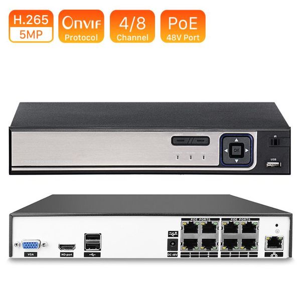 kits h.264 4ch or 8ch cctv nvr 48v poe 4*5mp/ 8*4mp surveillance security video recorder onvif ip camera motion detect p2p, Black;white
kits h.264 4ch or 8ch cctv nvr 48v poe 4*5mp/ 8*4mp surveillance security video recorder onvif ip camera motion detect p2p, Black;white