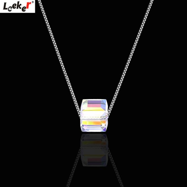 pendant necklaces leeker charm cube teardrop star crystal necklace silver color choker chain for women accessories jewelry 042 lk7
pendant necklaces leeker charm cube teardrop star crystal necklace silver color choker chain for women accessories jewelry 042 lk7