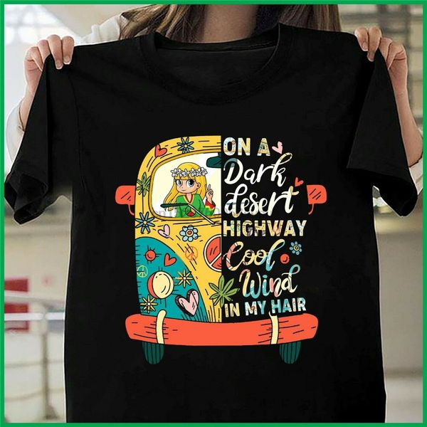 хиппи bus girl on темное desert highway прохладный рубашка ветер в волосах новые тенденции tee shirt
хиппи bus girl on темное desert highway прохладный рубашка ветер в волосах новые тенденции tee shirt