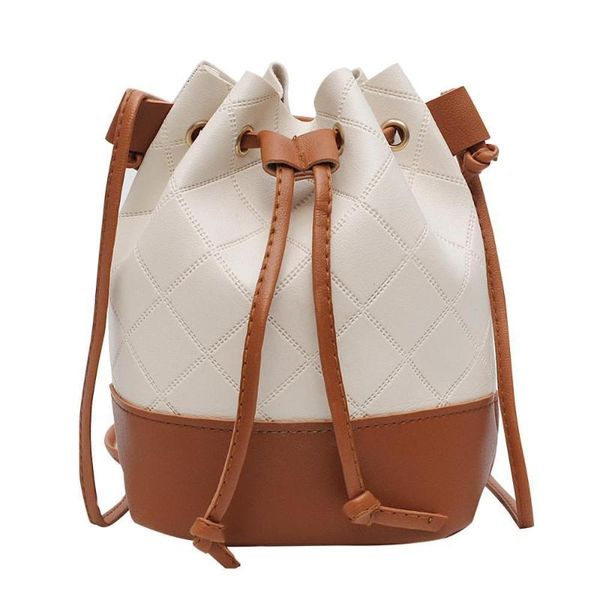 hit color shoulder handbags pu leather women lattice bucket crossbody bags
hit color shoulder handbags pu leather women lattice bucket crossbody bags