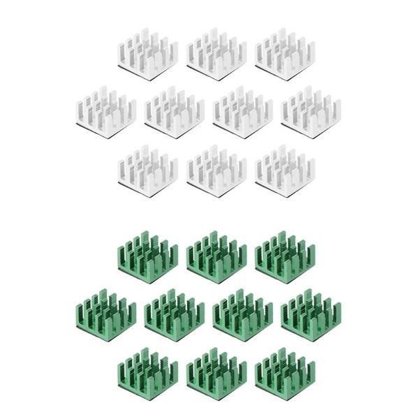 fans & coolings 10pcs aluminum heatsink heat radiator cooler for electronic chip computer dissipation cooling pads
fans & coolings 10pcs aluminum heatsink heat radiator cooler for electronic chip computer dissipation cooling pads