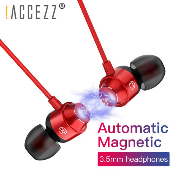accezz magnetic earphone with microphone super bass hifi 3.5mm in-ear for wired stereo headset
accezz magnetic earphone with microphone super bass hifi 3.5mm in-ear for wired stereo headset