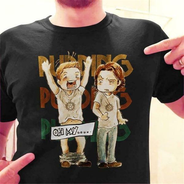 supernatural 15 years dean and sam oh my pudding black cotton men s-6xl t-shirt confortable tee shirt
supernatural 15 years dean and sam oh my pudding black cotton men s-6xl t-shirt confortable tee shirt