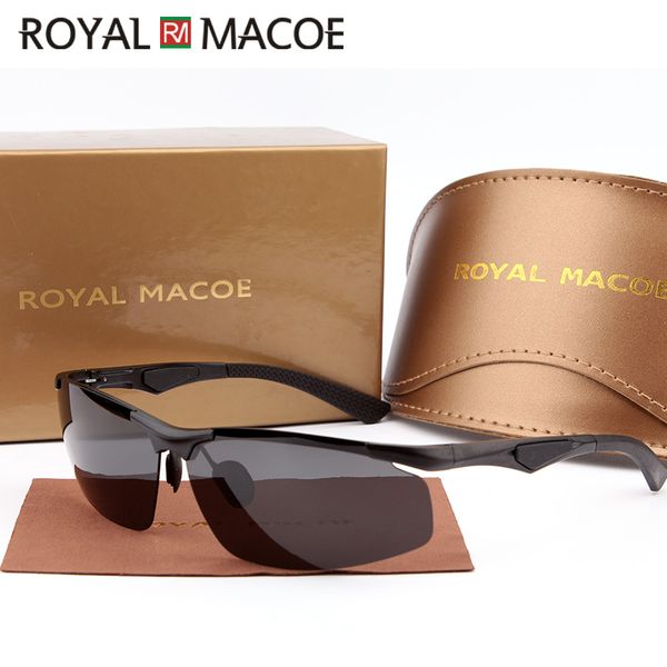 royal macoe brand men's polarized sunglasses men aluminum sun glasses sport sunglasses for men masculino, White;black
royal macoe brand men's polarized sunglasses men aluminum sun glasses sport sunglasses for men masculino, White;black