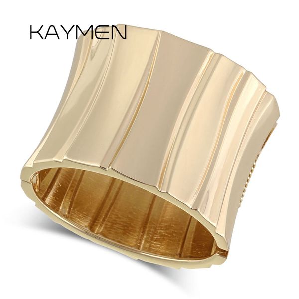 bangle big metal golden and brushed color statement bracelet for women fashion party jewelry 4 colors, Black
bangle big metal golden and brushed color statement bracelet for women fashion party jewelry 4 colors, Black