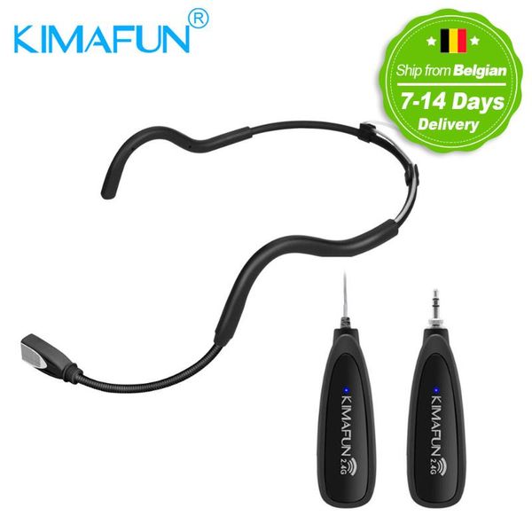 kimafun 2.4g wireless black headset waterproof microphone system with transmitter and 3.5mm receiver, design for fitness coach
kimafun 2.4g wireless black headset waterproof microphone system with transmitter and 3.5mm receiver, design for fitness coach