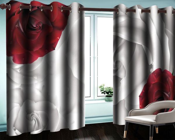 modern bedroom window curtain flowers blackout curtain red and white delicate roses romantic 3d digital printing curtains
modern bedroom window curtain flowers blackout curtain red and white delicate roses romantic 3d digital printing curtains