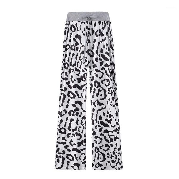 waist with drawstring female embroidery wide leg pants casual leopard print pants fashion women low, Black;white
waist with drawstring female embroidery wide leg pants casual leopard print pants fashion women low, Black;white